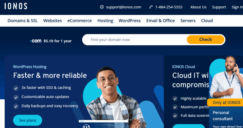 IONOS web hosting